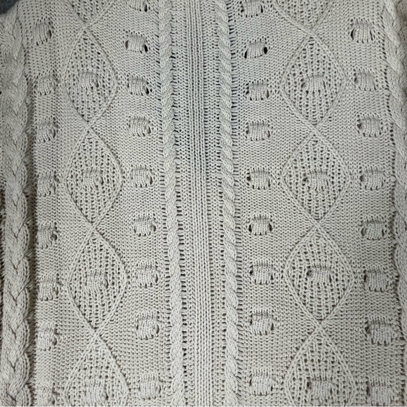 Sincerely Jules Button Front Cottagecore Coastal Grandma Sweater Cardigan Sz S - Picture 11 of 13